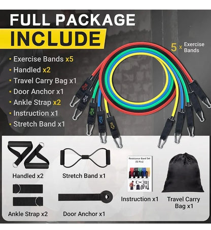 The Athlete’s Choice: Run Resistance Band Set for Heavy Workout (Premium Product for Premium People)