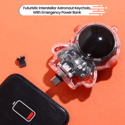 Astro Keychain With Emergency Powerbank 2500mAh(Type C & iPhone)